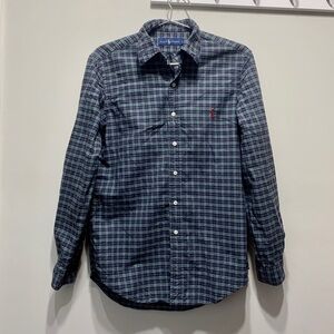 Ralph Lauren plaid classic Oxford dress shirt